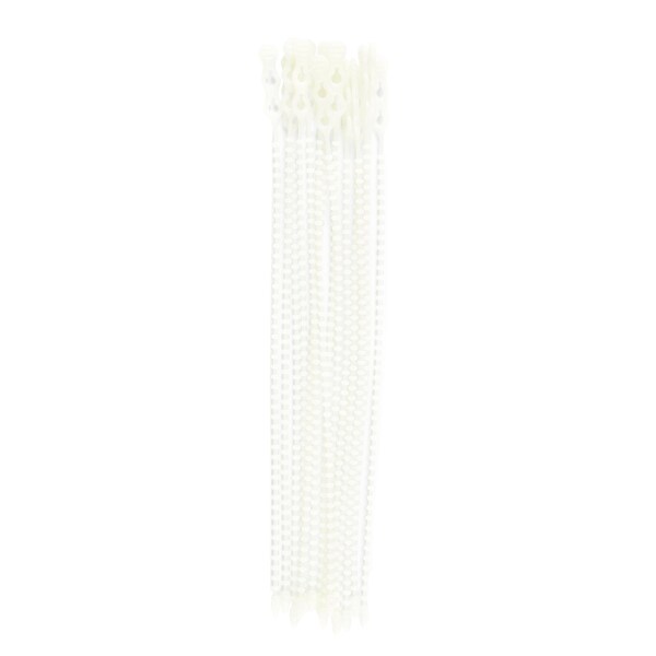 12-in  Double Loop Beaded 50-lb, Natural, 15 Speciality Tie